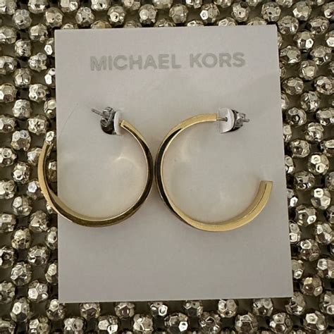 michael kors earrings and bracelet set|michael kors hoop earrings sale.